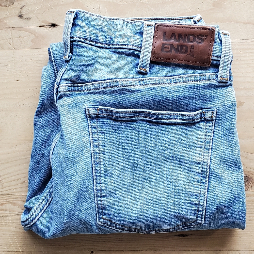 Lands' End Men's Blue Jeans